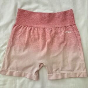 AYBL ombré pink shorts